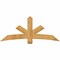 Ekena Millwork Alberta Rough Sawn Timber Gable Bracket, Western Red Cedar, 72"W x 30"H x 4"D x 6"F, 10/12 Pitch GBW072X30X0406ALB00RWR - alternate 1